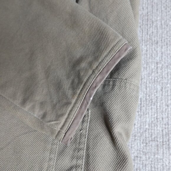 Vintage Columbia Jacket Large Beige Chore Barn Shooting Shoulders Game Pocket - Picture 16 of 16